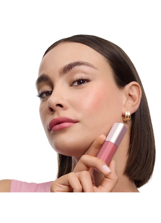 Lancôme Lip Idôle Cuddle Blur - vloeibare lipstick - detail 6 21 blushing blanket