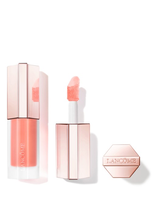 Lancôme Skin Idôle Juicy Blush - vloeibare blush  - voorkant 5 30 over the coral moon
