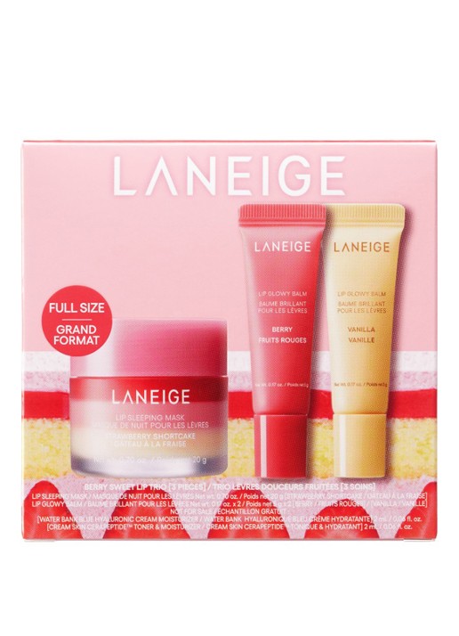 Laneige Berry Sweet Lip Trio - verzorgingsset - voorkant 2 undefined