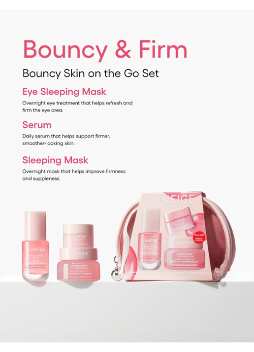Laneige Bouncy Skin On The Go Set - travel size verzorgingsset - detail 4 undefined