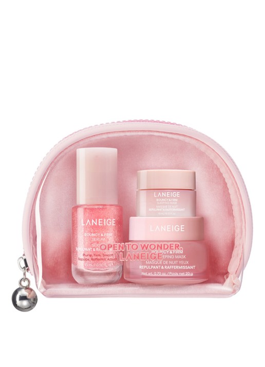 Laneige Bouncy Skin On The Go Set - travel size verzorgingsset - voorkant 2 undefined