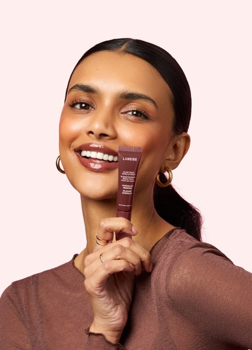 Laneige Glaze Craze Tinted Lip Serum - lipbalsem - detail 3 chocolate frosting