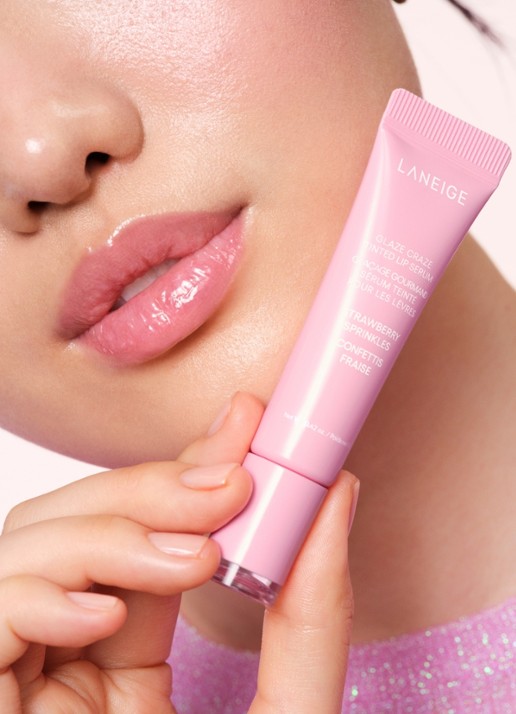 Laneige Glaze Craze Tinted Lip Serum - lipbalsem - detail 5 strawberry jelly