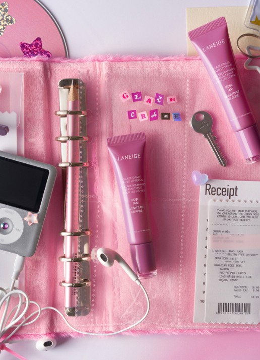 Laneige Glaze Craze Tinted Lip Serum - lipbalsem - detail 4 rose jam
