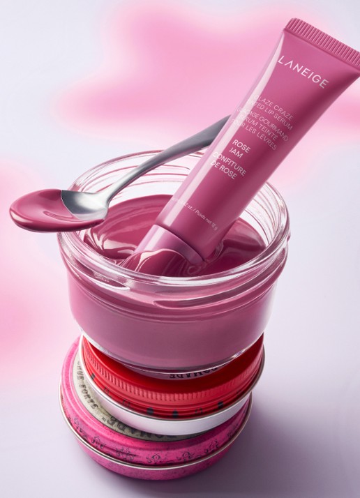 Laneige Glaze Craze Tinted Lip Serum - lipbalsem - detail 7 rose jam