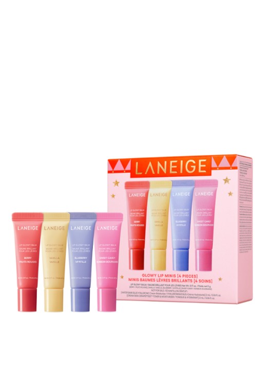 Laneige Glowy Lip Minis set - lipbalsem  - voorkant 3 undefined