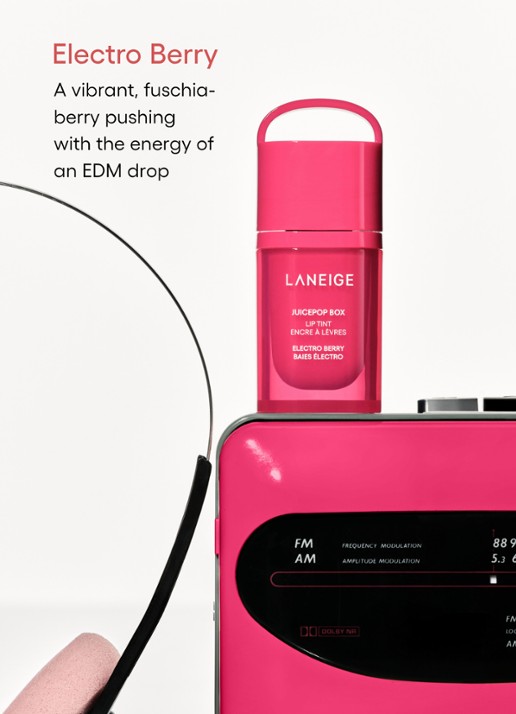 Laneige Juice Pop Box - Lip Tint - detail 4 electro berry