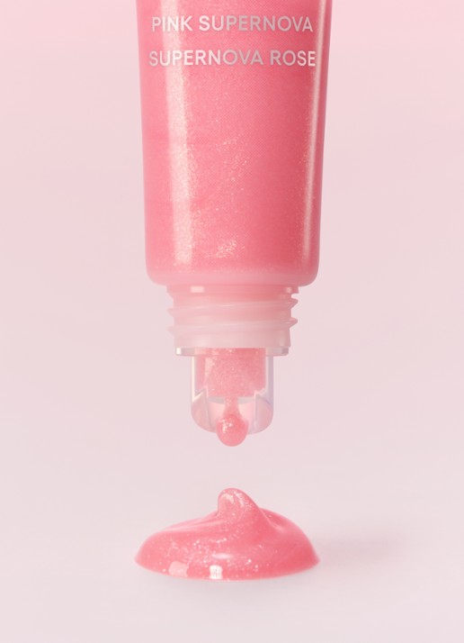 Laneige Lip Glowy Balm Milkyway - Limited Edition lipbalsem - detail 3 pink supernova
