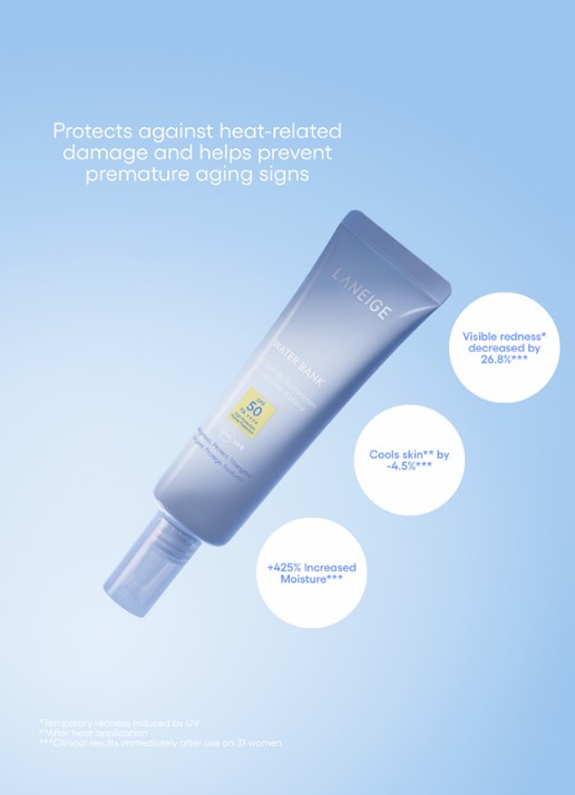 Laneige Water Bank UV Sunscreen SPF50+  - zonnebrand voor het gezicht - detail 3 undefined
