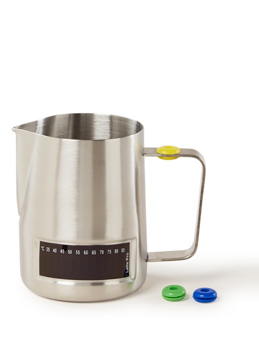 Latte Pro Melkkan van roestvrij staal met thermometer 480 ml