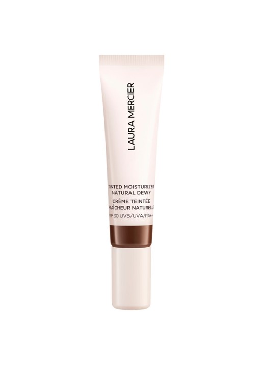 Laura Mercier Mini Tinted Moisturizer Natural Dewy - travel size getinte dagcrème  - voorkant 6 7n mahogany