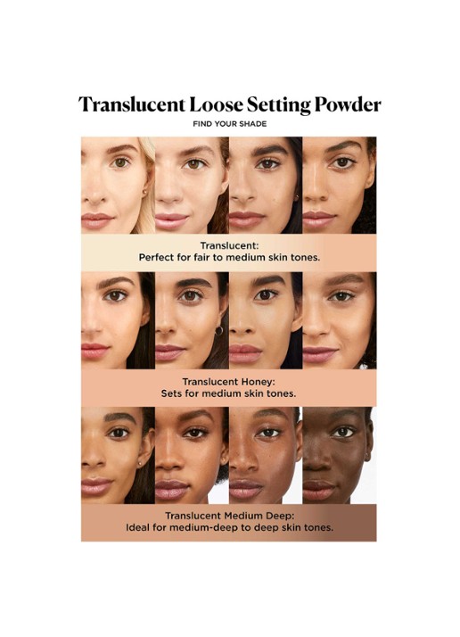 Laura Mercier Mini Translucent Loose Setting Powder Matte - losse poeder - detail 5 translucent