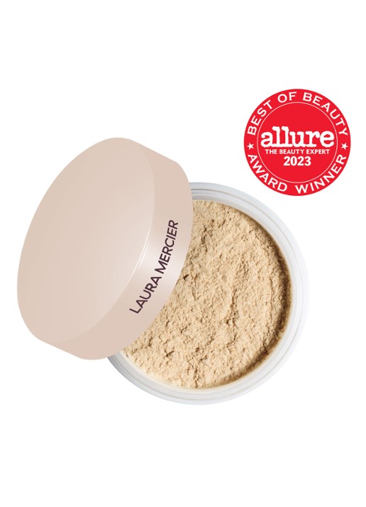 Laura Mercier Mini Translucent Loose Setting Powder Ultra Blur - travel size losse poeder - detail 2 translucent