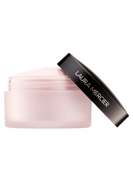 Laura Mercier Secret Brightening Under Eye Setting Powder - losse poeder - voorkant 7 soft pink