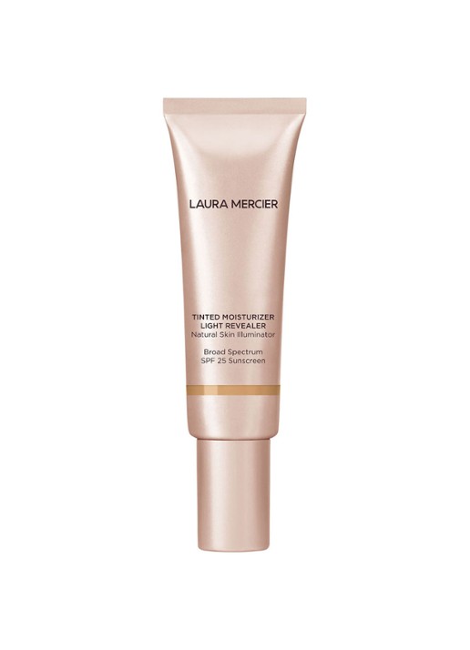 Laura Mercier  Tinted Moisturizer Light Revealer Natural Skin Illuminator  - getinte dagcrème - voorkant 2 4c1 almond