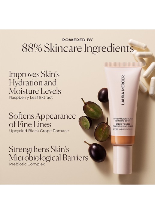 Laura Mercier Tinted Moisturizer Natural Dewy - getinte dagcrème  - detail 6 7n mahogany