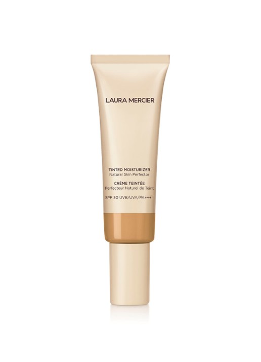Laura Mercier Tinted Moisturizer SPF30 - getinte dagcrème - voorkant 4w1 tawny