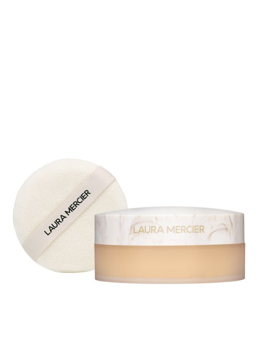 Laura Mercier Translucent Loose Setting Powder - losse poeder - voorkant 4 translucent honey