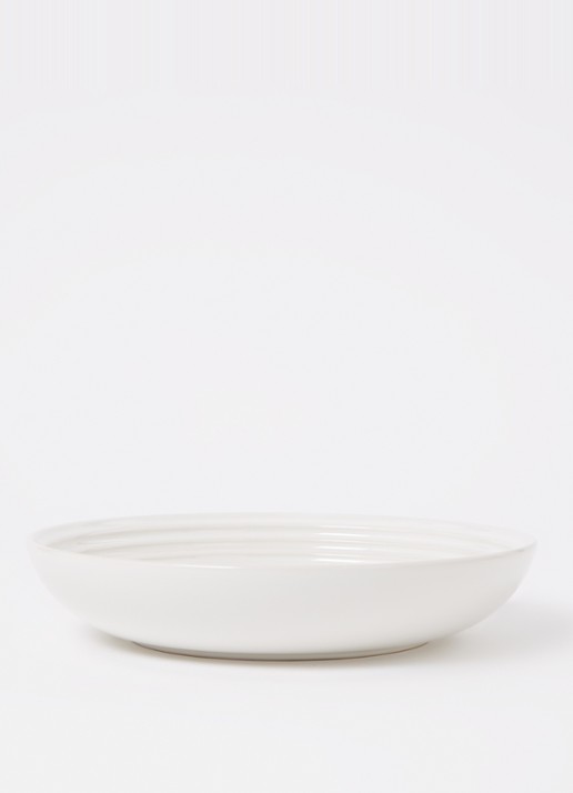 Le Creuset Bakkwast van siliconen 29 cm - voorkant 2 white / wit