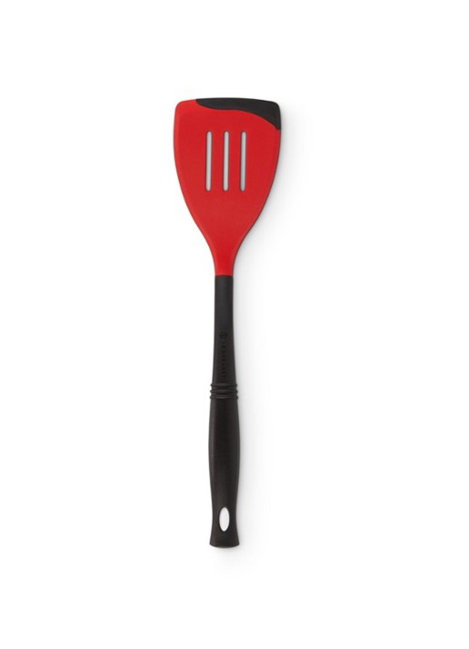 Le Creuset Bakspaan 36 cm  - voorkant kersenrood ebbenzwart / multicolor