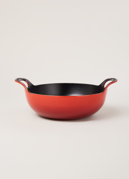 Le Creuset Baltidish braadpan Ø24 cm - voorkant 3 kersenrood / rood