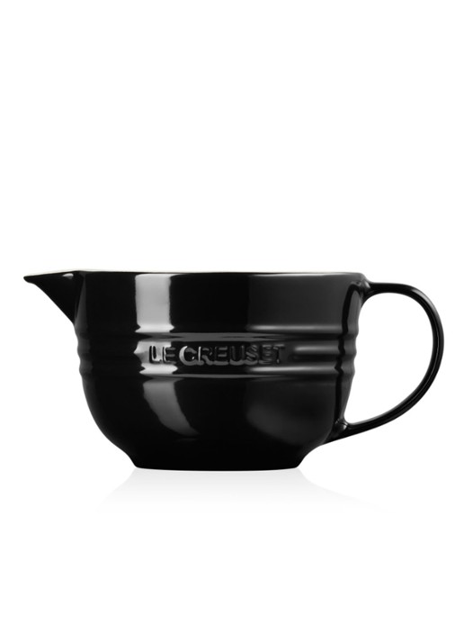 Le Creuset Beslagkom van aardewerk 2 liter - achterkant 4 ebbenzwart / zwart