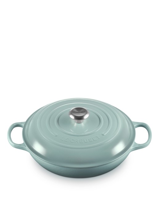 Le Creuset Campagnard braadpan  Ø30 cm - detail 2 zeegroen