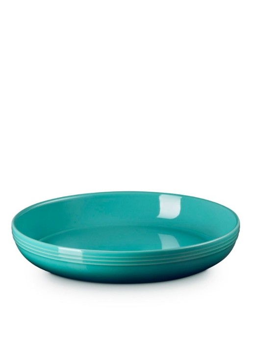 Le Creuset Coupe diep bord 22 cm - detail blauw