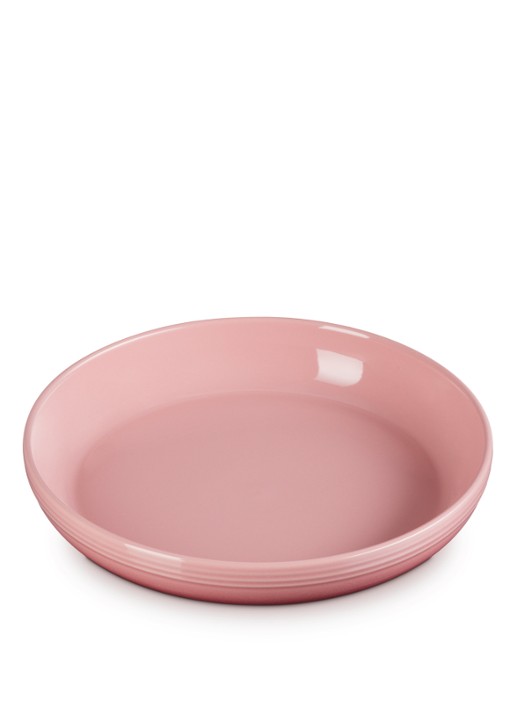 Le Creuset Coupe dinerbord 22 cm - detail roze