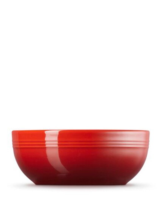 Le Creuset Coupe kom 16 cm - achterkant 6 donkerrood