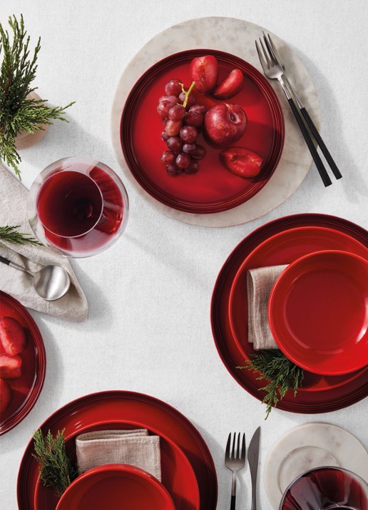 Le Creuset Coupe kom 16 cm - detail 5 donkerrood