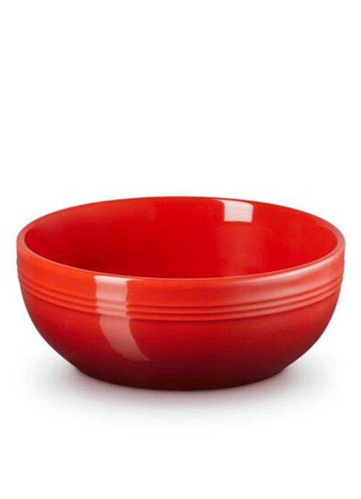Le Creuset Coupe kom 16 cm - voorkant donkerrood