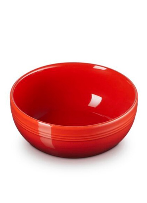 Le Creuset Coupe kom 16 cm - voorkant 2 donkerrood