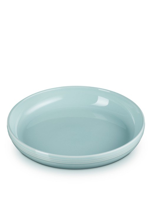Le Creuset Coupe Sea Salt diep bord ø22 cm - voorkant 2 sea salt / lichtgroen