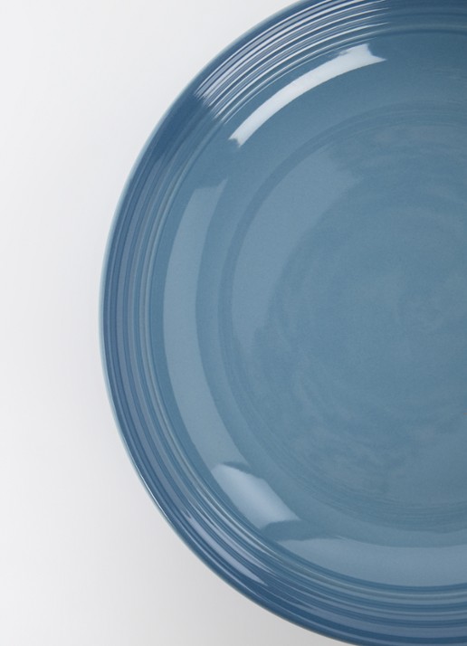 Le Creuset Diep bord 22 cm - detail 2 chambray / blauw