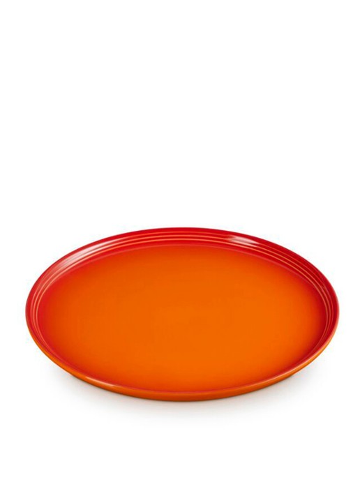 Le Creuset Dinerbord 27 cm - voorkant 5 oranjerood