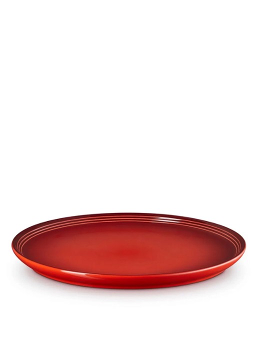 Le Creuset Dinerbord 27 cm - voorkant kersenrood