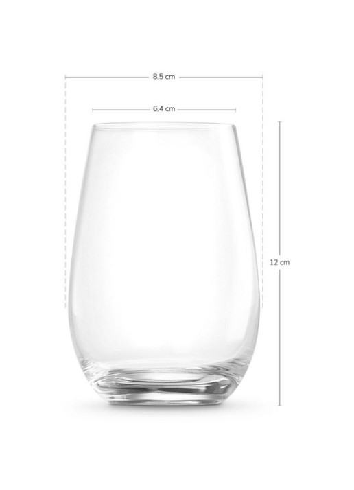 Le Creuset Drinkglas set van 4 - detail 4 transparant