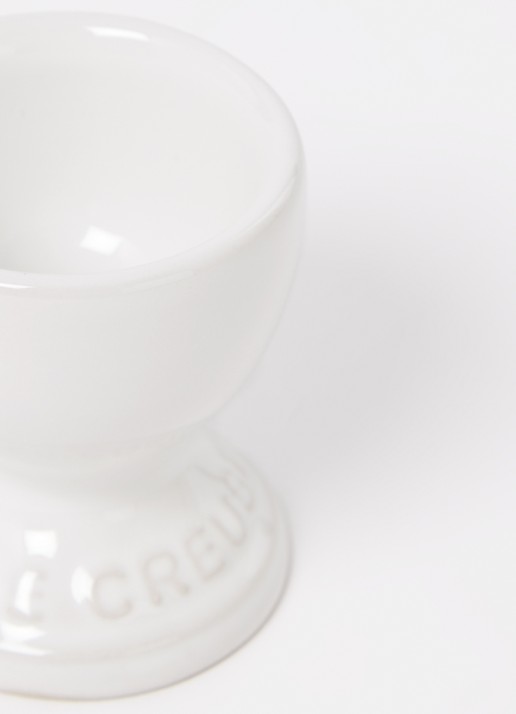 Le Creuset Eierdop 6 cm - voorkant 2 white / wit