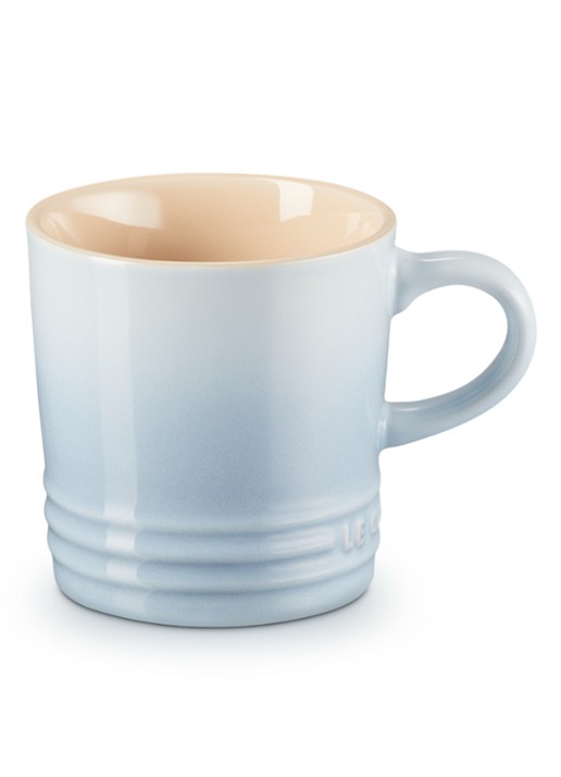 Le Creuset Espressokopje 7 cl - voorkant coastal blue / lichtblauw