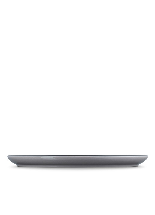 Le Creuset Flint bord 27 cm - achterkant flint / grijs