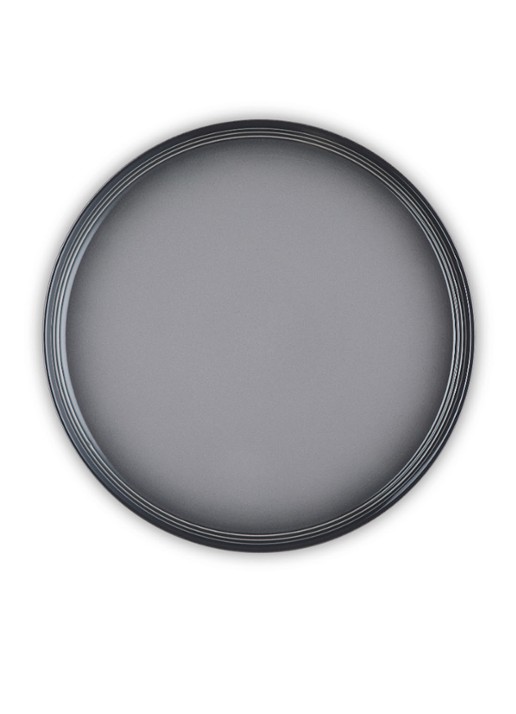 Le Creuset Flint bord 27 cm - detail 2 flint / grijs