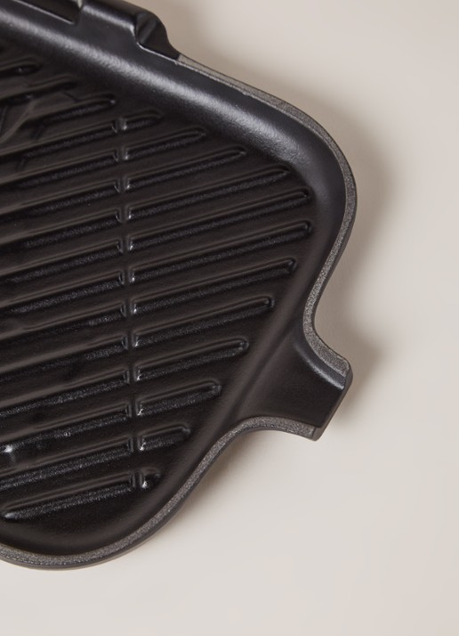Le Creuset Grillpan 36 x 20 cm  - detail 3 mat zwart / zwart