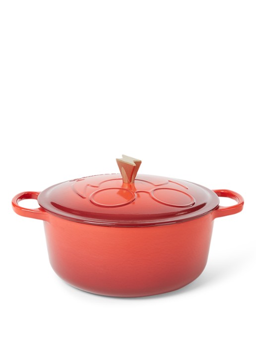 Le Creuset Harry Potter™ Limited Edition braadpan 26 cm - voorkant rood