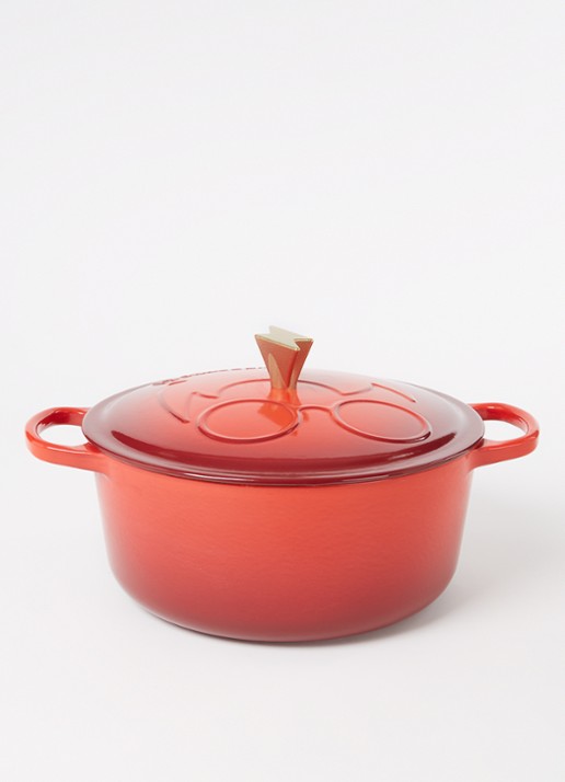 Le Creuset Harry Potter™ Limited Edition braadpan 26 cm - voorkant 2 rood