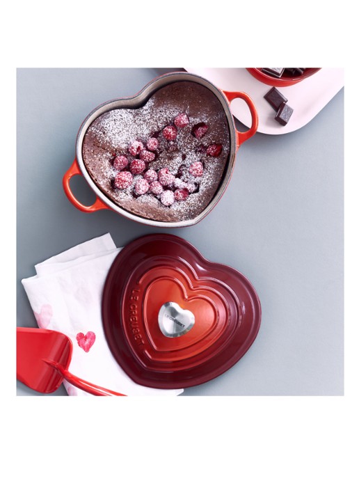 Le Creuset Hart braadpan Ø20 cm  - detail 4 kersenrood / rood