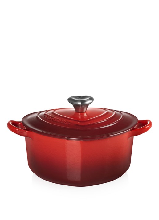 Le Creuset Hart braadpan Ø20 cm  - voorkant 7 kersenrood / rood
