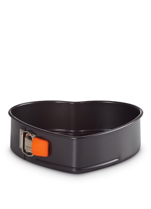 Le Creuset Hartvormige springvorm met anti-aanbak  - voorkant 3 zwart