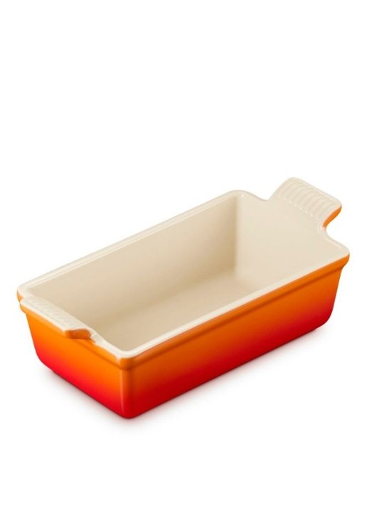 Le Creuset Heritage bakvorm 23 cm - detail 4 oranjerood