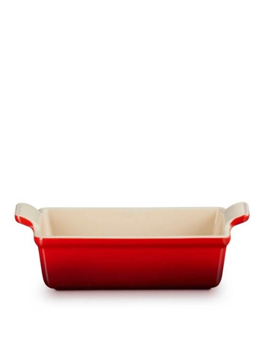 Le Creuset Heritage bakvorm 23 cm - voorkant steenrood